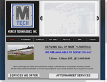 Tablet Screenshot of mercer-tech.com